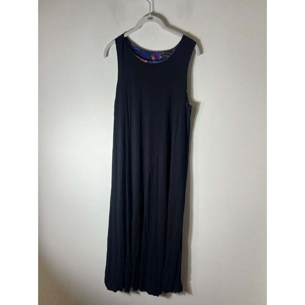 REVERSIBLE Nally & Millie Black Sleeveless Maxi Dress